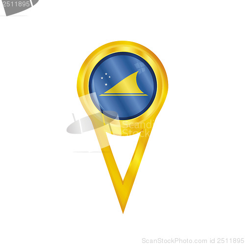 Image of Tokelau pin flag