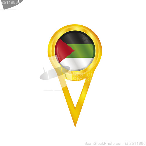 Image of Hejaz pin flag