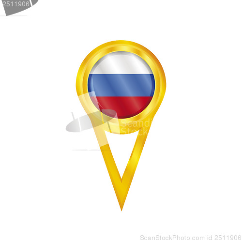 Image of Russia pin flag