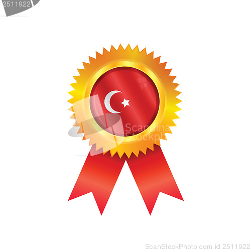 Image of Turkey medal flag