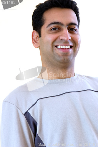 Image of Happy East-Indian man