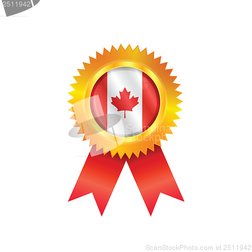 Image of Canada medal flag