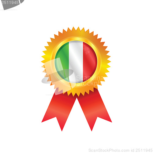 Image of Italy medal flag