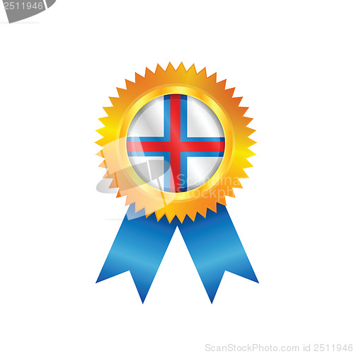 Image of Faroe Islands medal flag