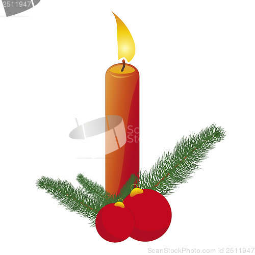 Image of Christmas Candle