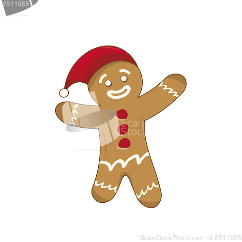 Image of Happy xmas gingerbread man
