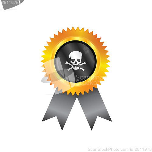 Image of Pirate medal flag