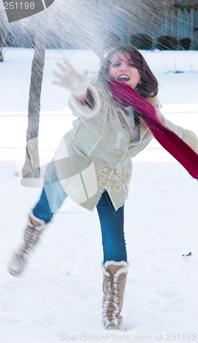 Image of Snowball fight time - I got you