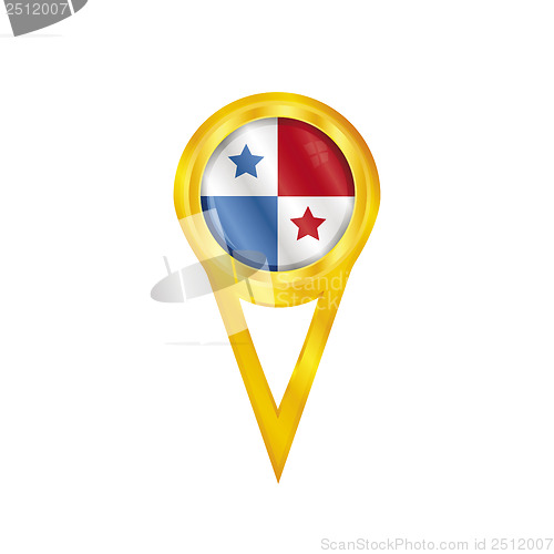Image of Panama pin flag