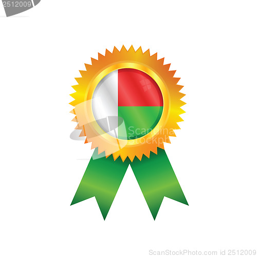 Image of Madagascar medal flag