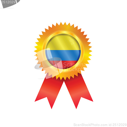 Image of Colombia medal flag