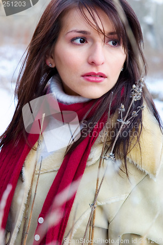 Image of Pensive and cold