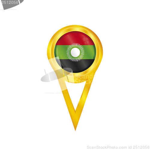 Image of Malawi pin flag