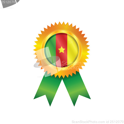 Image of Cameroon medal flag