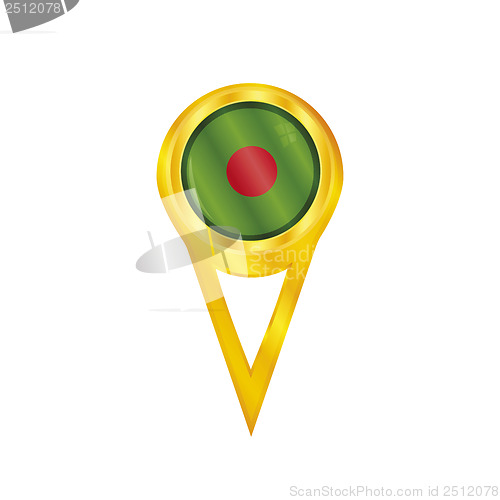 Image of Bangladesh pin flag