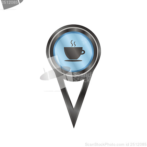 Image of Pin sign coffee cup