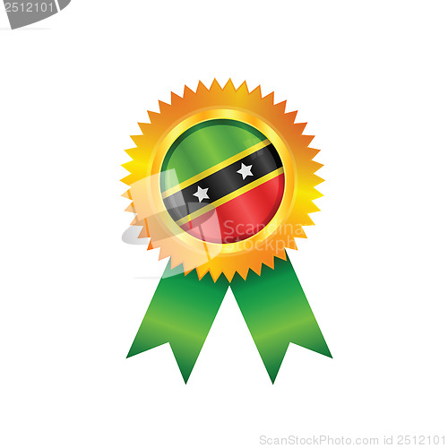 Image of Saint Kitts & Nevis medal flag