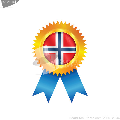 Image of Norway medal flag