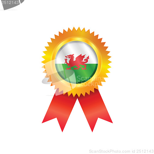 Image of Wales medal flag