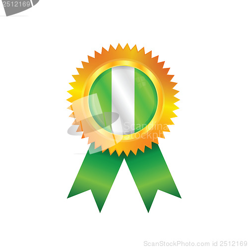 Image of Nigeria medal flag