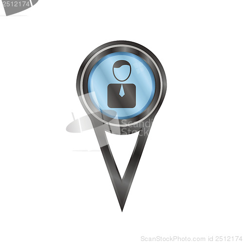 Image of Pin sign male avatar