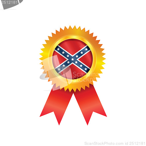 Image of Confederate medal battle flag