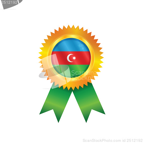 Image of Azerbaijan medal flag