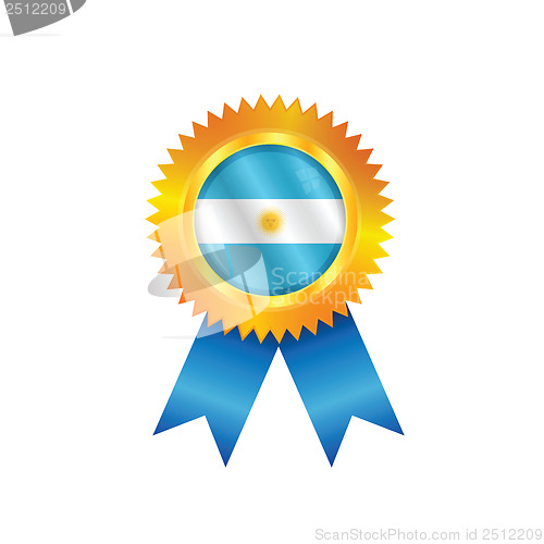 Image of Argentina medal flag