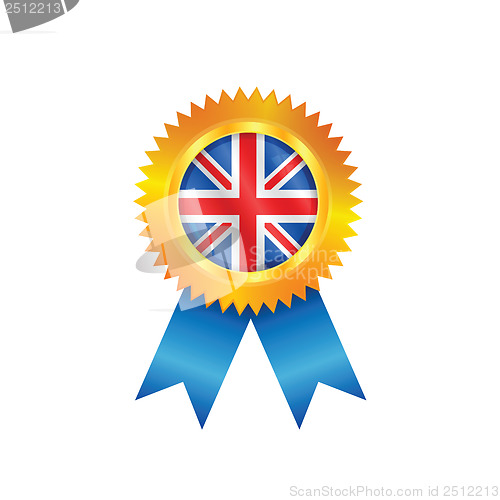 Image of United Kingdom medal flag