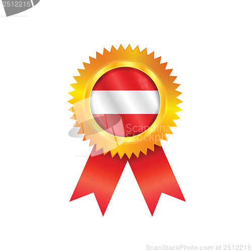 Image of Austria medal flag