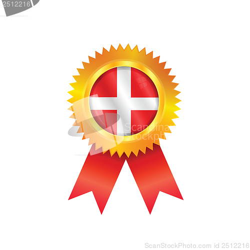 Image of Denmark medal flag