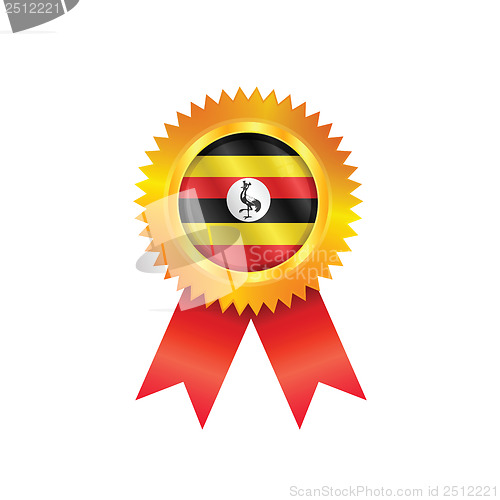 Image of Uganda medal flag