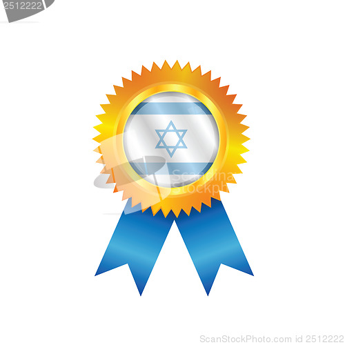 Image of Israel medal flag