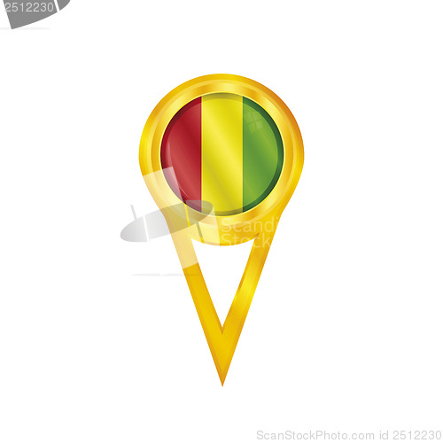 Image of Guinea pin flag