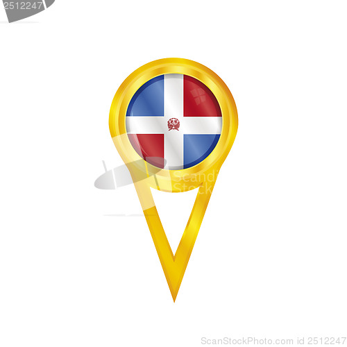 Image of The Dominican pin flag