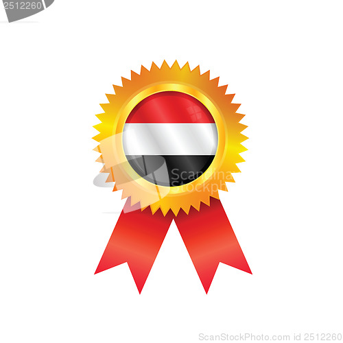 Image of Yemen medal flag