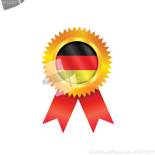 Image of Germany medal flag