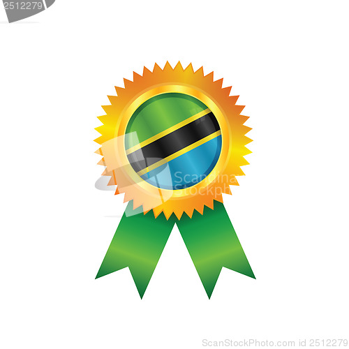 Image of Tanzania medal flag