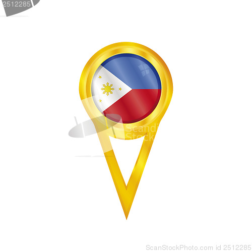 Image of Philippines pin flag