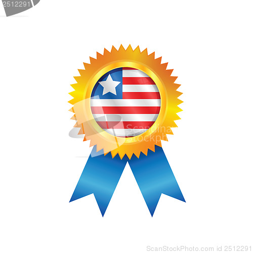 Image of Liberia medal flag