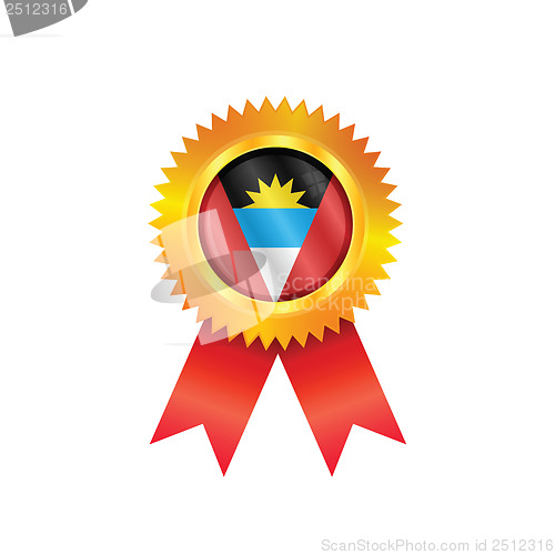 Image of Antigua & Barbuda medal flag