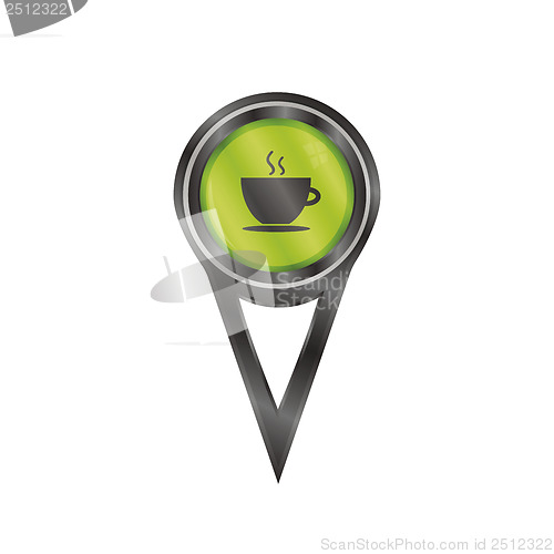 Image of Pin sign coffee cup