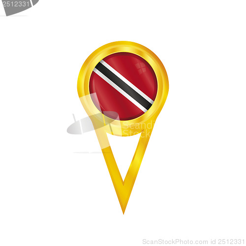 Image of Trinidad & Tobago medal flag