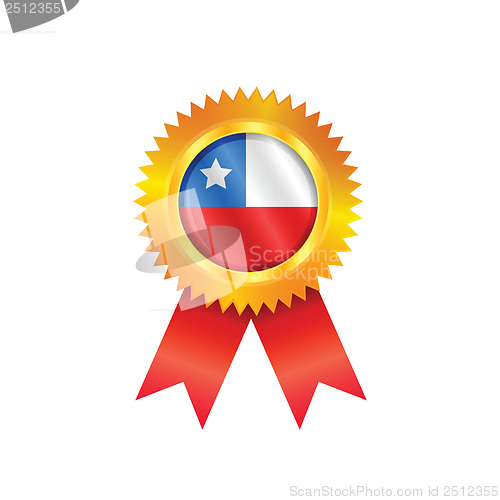 Image of Chile medal flag