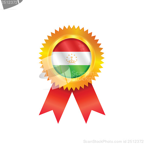Image of Tajikistan medal flag
