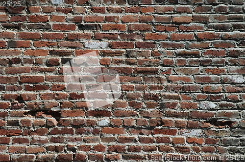 Image of Distressed brick wall