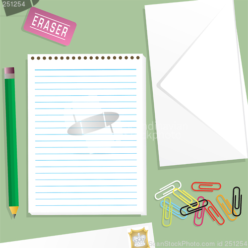 Image of letter writting kit