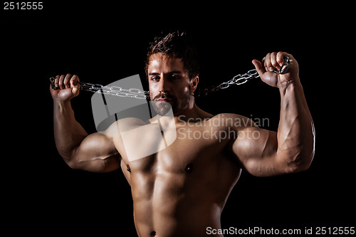 Image of bodybuilding man