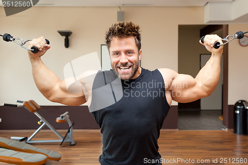 Image of bodybuilding man