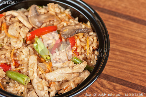Image of Rice chicken vegetable